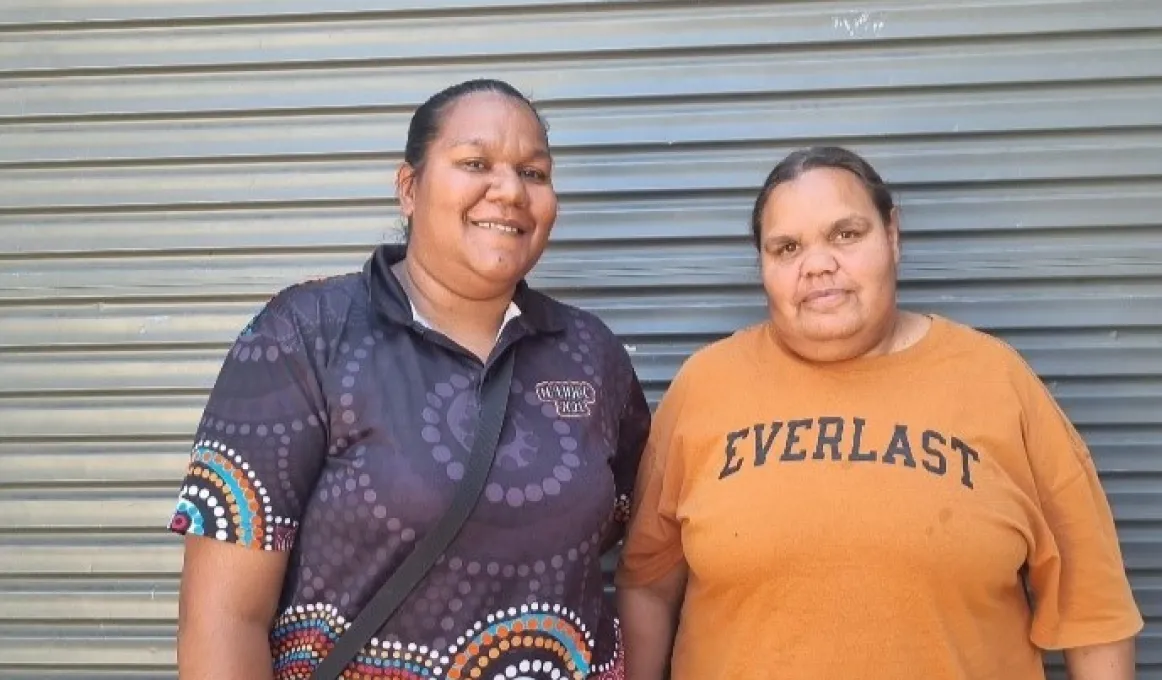 Senior Youth Workers Brianna Foster and Darelle McCormack. 