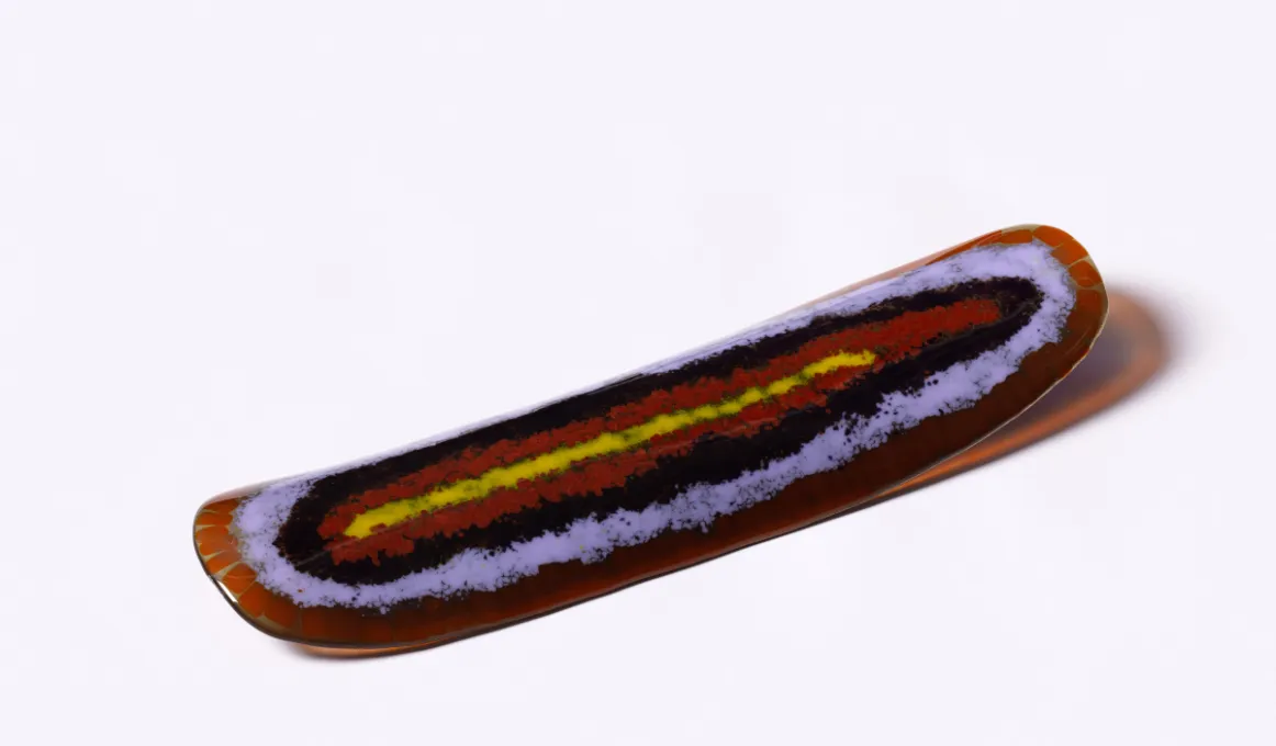 Bai Bai Napangardi (c.1934–2020), Ngarti, Kukatja peoples, Luwantja (Coolamon), c.2006, Official Gifts Collection, Parliament House Art Collections. © Bai Bai Napangardi/Copyright Agency, 2026