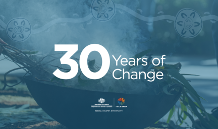 30 years of change poster